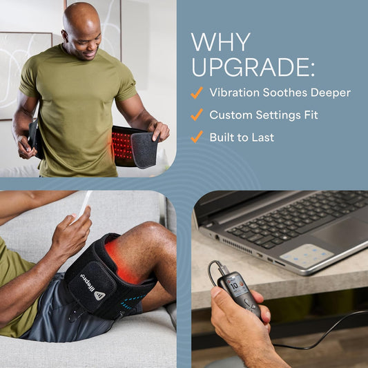 Red Light Therapy Belt - near Infrared Light Therapy & Red Light Therapy for Body, Relaxing Muscle, Inflammation, Improve Circulation - Infrared Therapy or Infrared Light Therapy Device